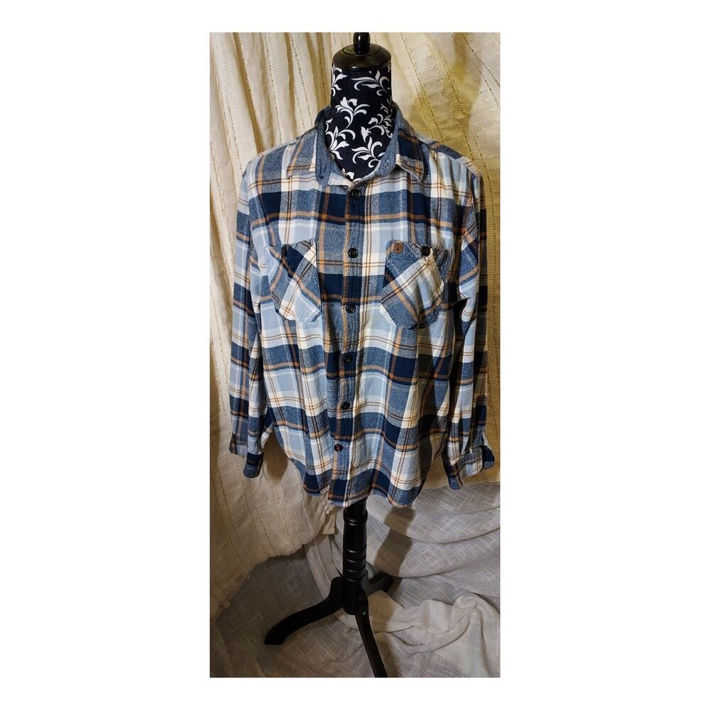 Coleman Men's Long Sleeve Button Down Plaid Flannel Size XL